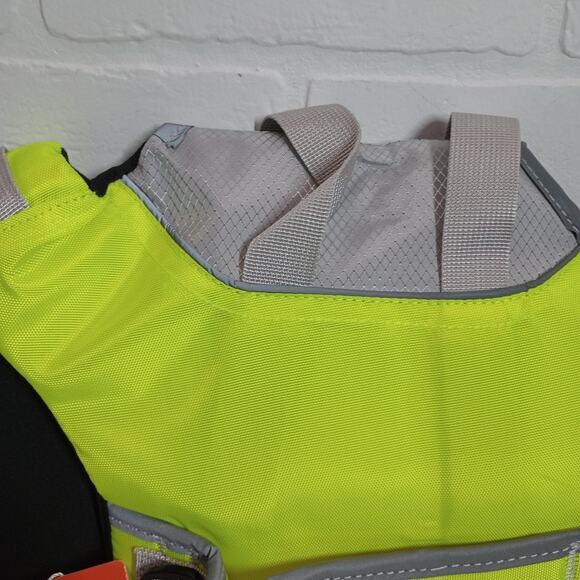 ThinkPet Dog Life Jacket Reflective Lifesaver Vest Adjustable Green Size Medium - Picture 3 of 6